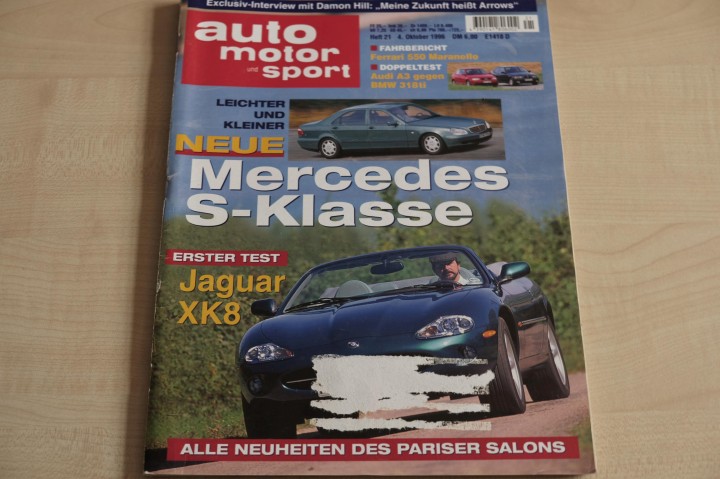 Deckblatt Auto Motor und Sport (21/1996)